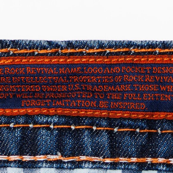 Rock Revival “Mason” RE8664R Men’s Straight Jeans (Size 36x32) - Picture 13 of 13